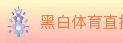 黑白体育直播 logo